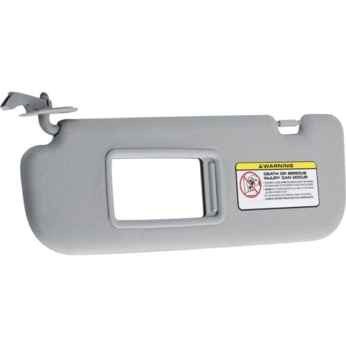 Car Sun Visor 852103X000TX Compatible with Hyundai Elantra 2011-2015 Grey with Mirror Left Driver Side Replacement ACC