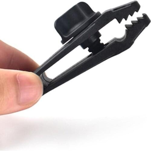 1Pcs Black Outdoor Clips Heavy Duty Windproof Awning Clamp Grip Accessory For Camping arps Caravan Garden 8.5x2.6x2.8cm