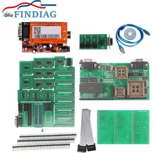 Super Discount ECU Chip Tuning UPA V1.3 USB ECU Programmer Main Unit and Car Cables Connectors with V1.3 eeprom Adapter