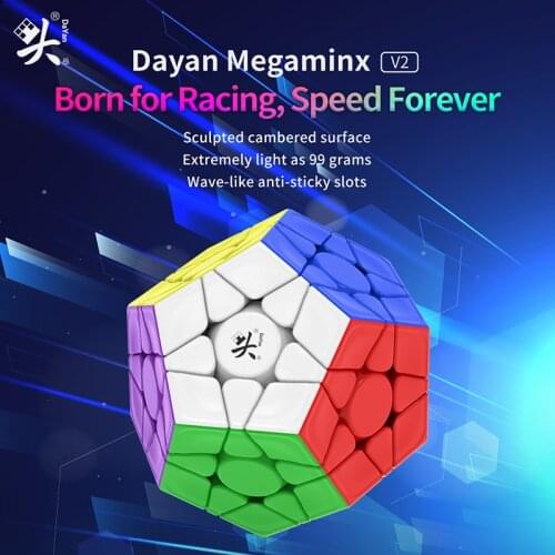 DaYan 3x3 Megaminx V2 M Magnetic 3x3x3 Magic Cubes Speed Cube Cubo Magico Educational Christmas Gift Toys For Kids