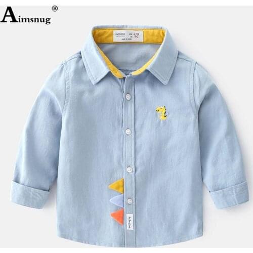 Children Long Sleeve Shirt Kids Unisex Blouse Girls Boys Casual Shirt blusas 2021 Patchwork Buttons Autumn Leisure Cotton Tops