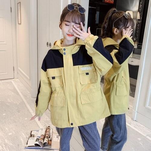 Girls Babys Kids Coat Jacket Outwear 2021 Splicing Winter Autumn Thicken Warm Overcoat Top Outdoor Sport Birthday Childrens Cl