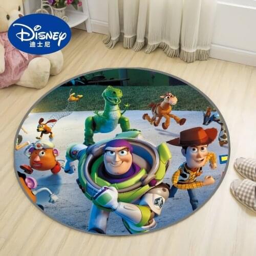 Disney Kids Playmat Floor Mats Anti Slip Mat Cartoon Toy Story Printed Pattern Carpet Rug for Bathroom Door Living Room Gift