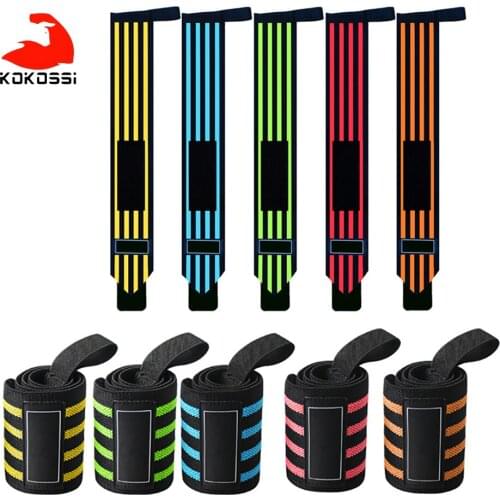 KoKossi 1Pcs Weightlifting Wristband Adjustable Bandage Wrist Support Pressurized Wrist Protect Sports Fitness Protective Gear