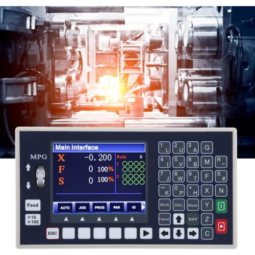 2-4 Axis Servo Stepper Motor Controller Programmable Motion CNC System For WS55H-E-1 With LCD Display High Speed Interpolation