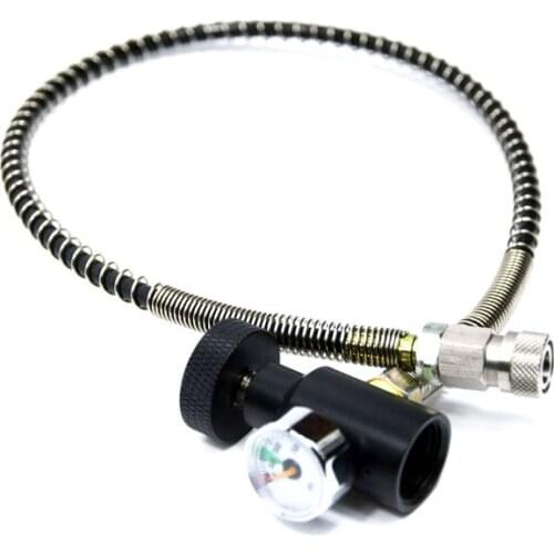 PCP Paintball ON/OFF Valve Air Tank Fill Adapter Black 3 Options