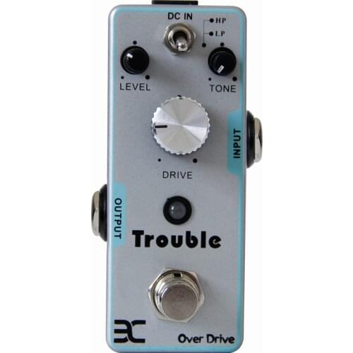 Eno Drive Trouble TC-16 Trouble In Mind Overdrive Guitar Effects Pedal Replicate the classic tone of OCD