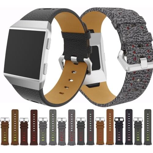 Luxury Genuine fashion Leather business replacement strap For Fitbit Ionic Fashion/Classic watchband For Fitbit Ionic smartwatch