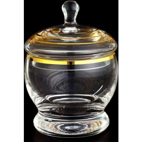 Sugar Bowl with lid-Mouth Skin Gold 212933388