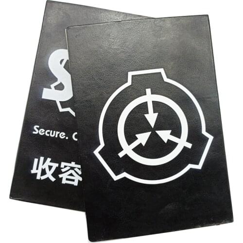 SCP Secure Contain Protect Special Containment Procedures Foundation Notebook Stationery School Student Notebooks Cosplay Prop