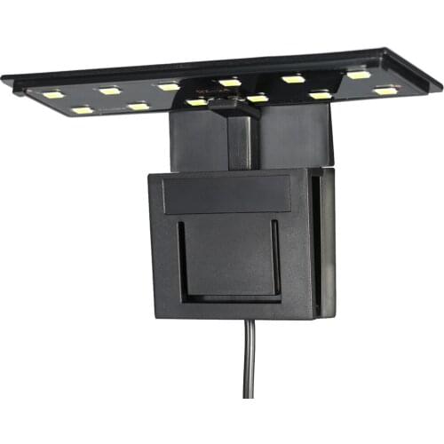 5W Ultra-thin Aquarium LED Light Ultra Bright Clip-on Lighting Lamp 12 LEDs for Aquarium Fish Tank