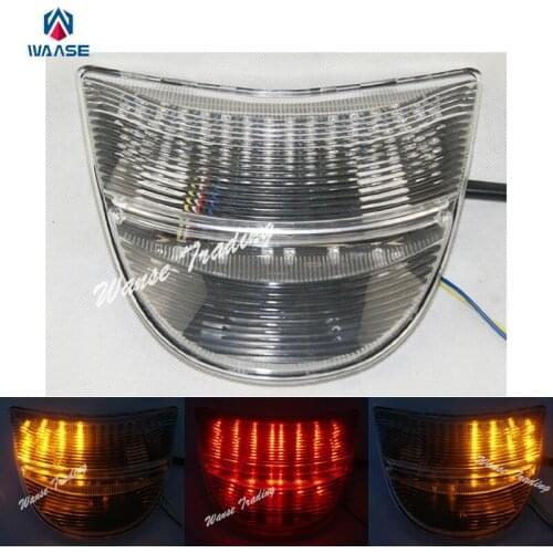 Waase Rear Taillight Tail Brake Turn Signals Integrated Led Light Lamp Clear For HONDA CBR 954 RR CBR954RR Fireblade 2002 2003
