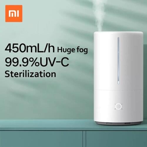 Xiaomi Mijia Smart Sterilization Humidifier S 4.5L 450ml/h Big Fog Soften Water Filter 3 Gear Spray Volume Mi Home App Control