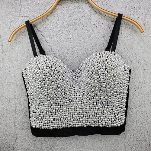 4 Colors Women Sexy Designer Crystal Diamonds Cotton Camisole Tops Summer 2021 Ladies Trendy High Street Short Camis Crop Tops