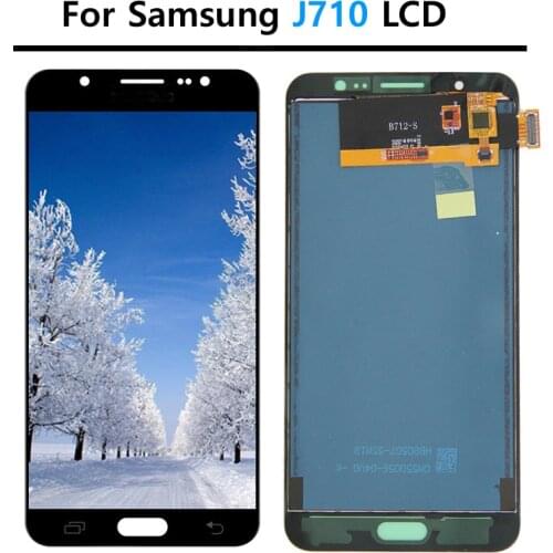 ORIGINAL 5.5'SUPER AMOLED LCD for Samsung Galaxy J7 2016 J710 J710FN J710F J710G LCD Display Touch Screen Digitizer