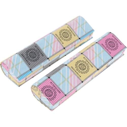 2Pcs Portable Eyeglasses Spectacles Case Eyewear Protector Storage Box Holder Suit for Women Men