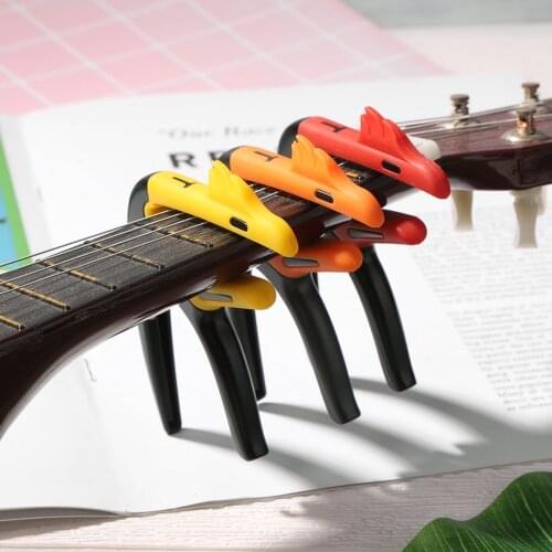 Guitar Capo Tone Adjusting Tuning Tuner Clamp for Acoustic Electric Guitar Parts with Random 3 Picks Ukulele Musical Instrument