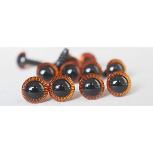 New 500pcs/lot 12mm new brown toy eyes with washer for toy accessories