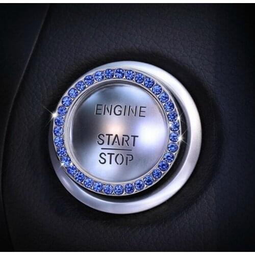 Crystal Car Engine Start Stop Button Switch Decoration For Suzuki jimny SWIFT SX4 Ignis Alto Samurai VITARA