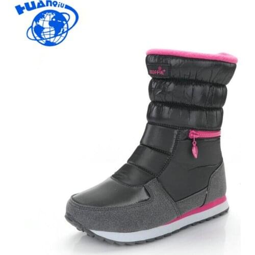 HUANQIU White Winter Boots Women Fashion Snow Boots New Style 2018 Womens Shoes Brand Shoes Fast Shipping Girlw Boots wyq81