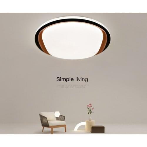 Indoor Chandelier Light Furniture Decoration Simple Style Different Shape Modern LED For Bedroom Round Mounted Acrylic Lighting