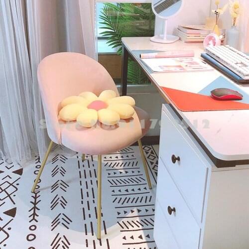 Computer chair home dressing stool makeup chair bedroom cute girl net red leisure back chair dormitory desk chair