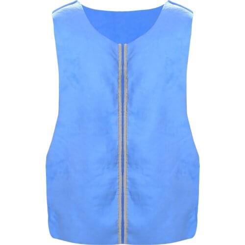 Cool Clothes Cooling Vest Ice Vest For Outdoor Summer (Sky-blue)