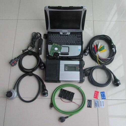 MB Star C5 Sd connect multiplexer compact c5 For Mercdes cars/trucks with star c5 vediam/X/dts 06-2021 hdd ssd with CF19 4G