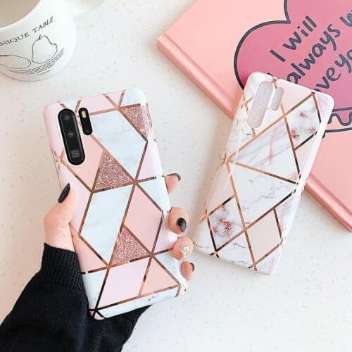Fashion Luxury Marble Phone Case For HUAWEI P20 P30 P40 Pro Lite Mate 40 30 Pro Lite Soft Silicone Shockproof Cases Cover