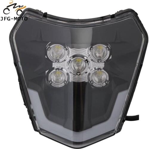 Motorcycle LED Universal Headlights Headlamp Lamp Light Wick For KTM EXC XC XCF XCW XCFW SX SXF SXS 125 150 250 350 450 530 690