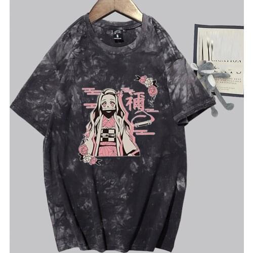 Men Manga Anime Demon Slayer Kimetsu No Yaib T-shirt Unisex Kawaii Tee Shirt Clothes