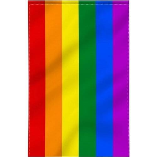 Homosexual Pride Rainbow Pride Flag Vertical LGBT Gay Pride LG lesbian Garden Flag Yard Art Flag Home Decor