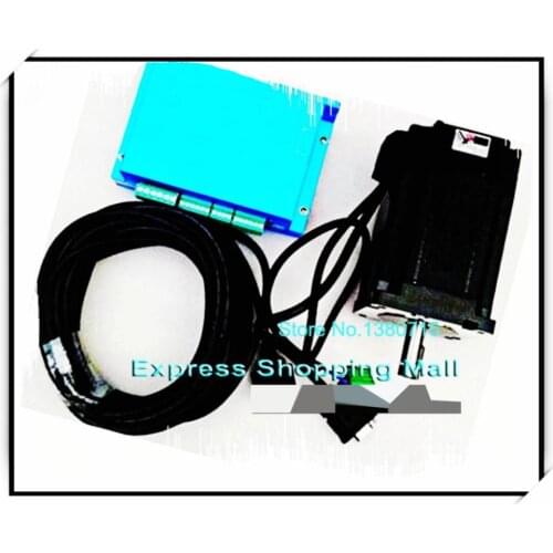 New HBS86H+86HBM80-01-1000 2Phase 86MM 8NM 1144oz-in Leadshine Nema34 Hybrid Servo Closed Loop Stepping Motor Drive Kit