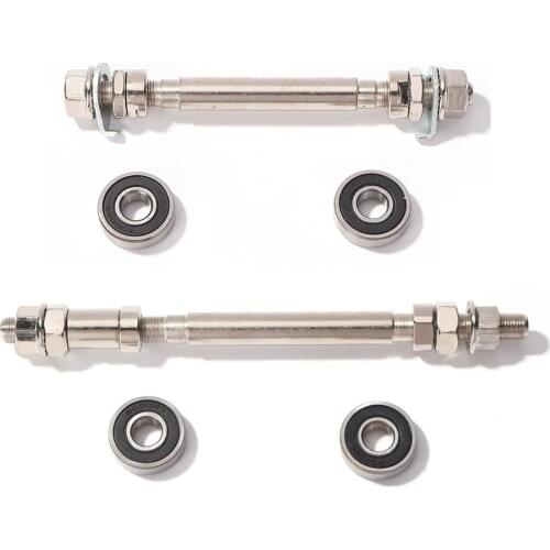 140mm 180mm Mtb Bike Front Rear Wheel Hub Axle Mountain Bicycle Solid Spindle Shift Shaft Lever Cycling Replacement Parts