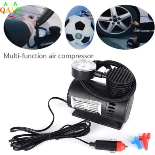 Portable Car/Auto DC 12V Electric Air Compressor/Tire Inflator 300PSI Automobile Emergency Air Pump High Quality