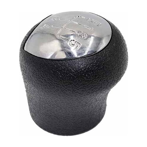 Black/chrome 5 Speed Car Gear Shift Knob Shifter Knob For Renault Clio II Twingo Kangoo Logan Scenic car accessories