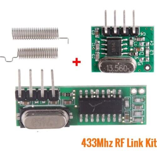 Receiver 433 Mhz Superheterodyne RF and Transmitter Module 433Mhz Remote controls For Arduino uno Wireless module Diy Kits