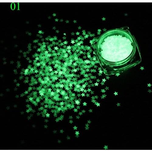 Luminous Sequins Glow In the Dark Glitters Resin Jewelry Findings Nail Art Craft