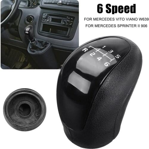 X-6 Speed Car Gear Shift Knob Head Cover Shifter Lever Stick for Mercedes Vito Viano Sprinter II / VW-Crafter