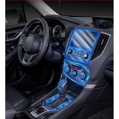 Car TPU Gearshift Handle Screen Guard Navigation LCD Cover Sticker Film For Subaru Forester 2019 2020 Interior car Accessories