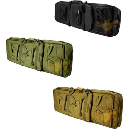 100 120cm Gun Bag Case Rifle Backpack Military Hunting Dual Rifle Bag case Square Carry Bags Outdoor Gun Accessories