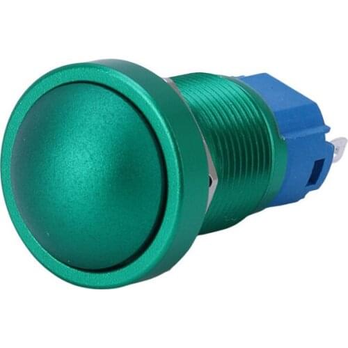 16mm Aluminum Oxide Mushroom 19mm Momentary Car Domed Waterproof 22mm Reset Push Button Switch