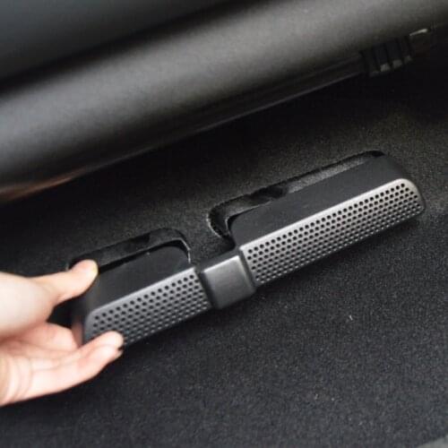 For VW Tiguan Touran MK2 2017 2018 LHD 2pcs Car Under Seat Air Conditioning Outlet Air Vent Dust Protective Frame Cover