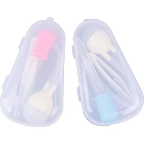 3PCS/Set Hygienic Safe Booger Remover Help Child Breathe Baby Nasal Aspirator Sanitary Tool Mouth Suction Nose Cleaner