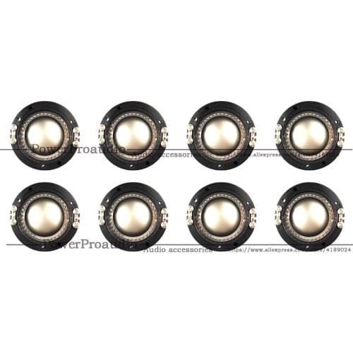 8pcs /lot 44.4mm 44.5mm speaker voice coil speaker components Tweeter Speaker Dome diaphragm Replace Voice coil