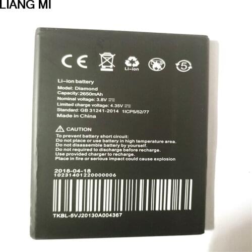For Umi Diamond Battery for For Umi Diamond X Batterie Bateria Accumulator AKKU 2650mAh with phone stander
