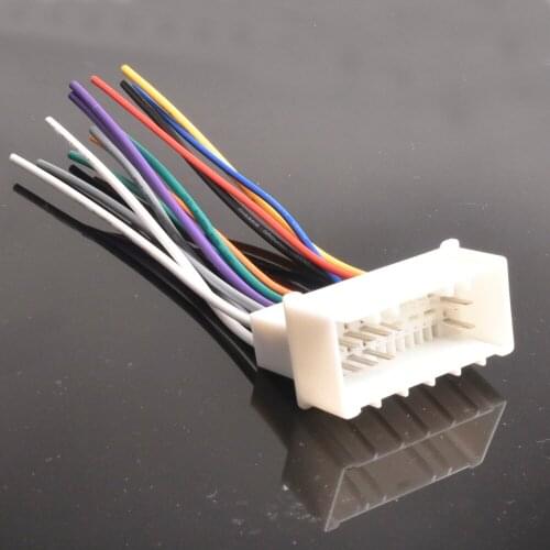 Car DVD Player Power Wire Cable Plug Female For Hyundai Elantra for Kia 2005 2006 2007 2008 Plugs Into Radio DIN