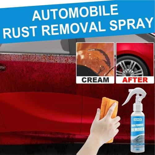 Car Rust Remover Spray Metal Chrome Paint Multi-Purpose Automobile Maintenance Iron Powder Cleaning Rust Remover Spray