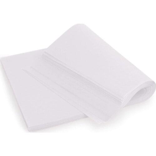 1000Pcs/Lot 10 Size Baking White Paper Rectangular Double-Sided Barbecue Tray Oil-Proof Oil-Absorbing Papers Wholesale