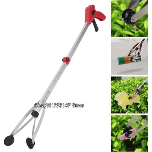 Household Garbage Picker Folding Trash Grabber for Garden Leaves Waste Pick Up